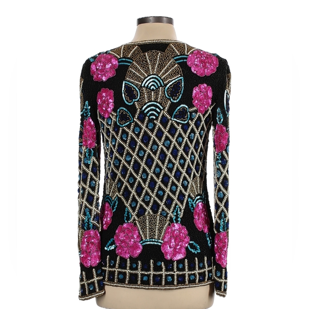 NWT Beautiful Beaded Jacket Large - Picture 2 of 5